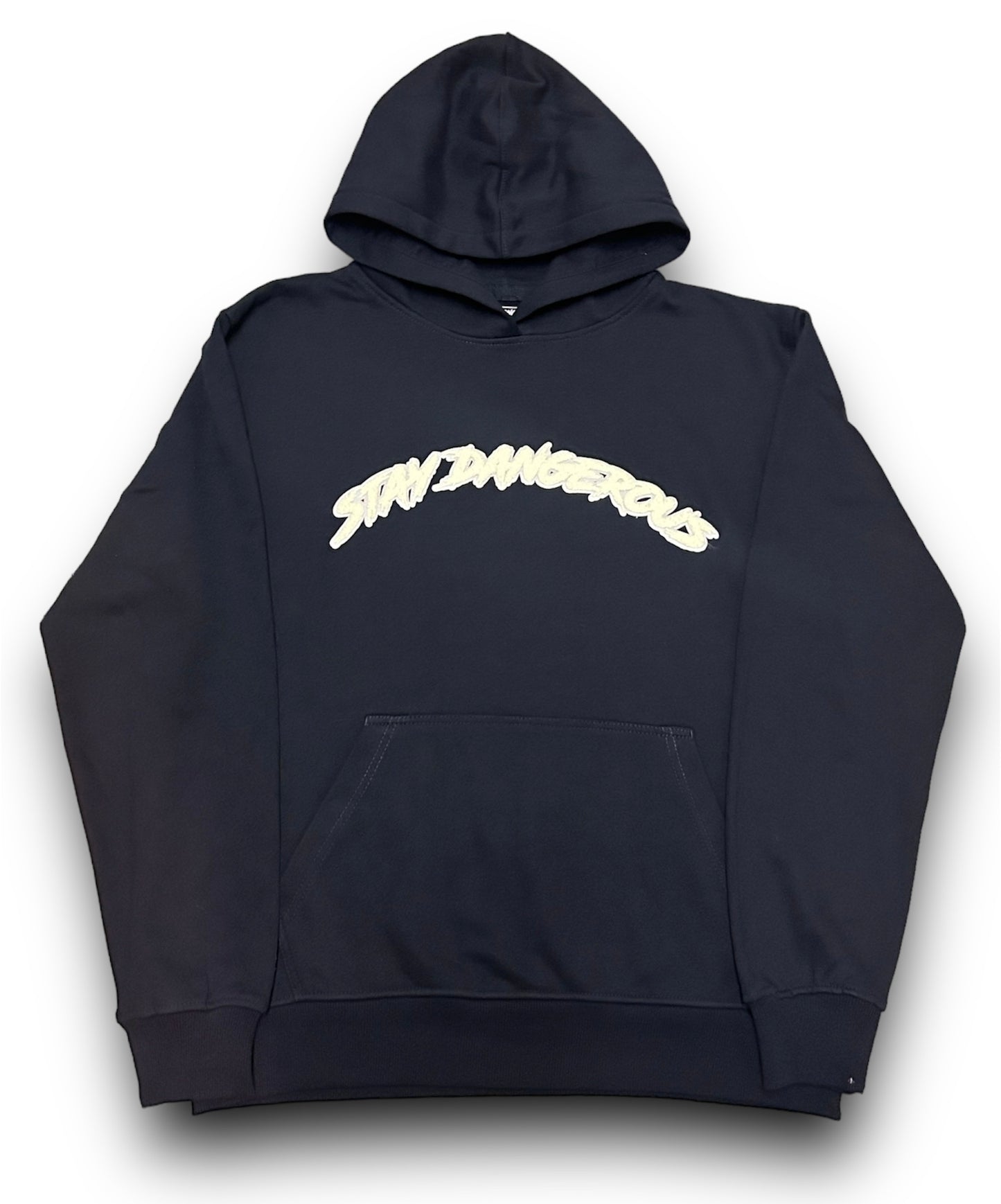 Navy Blue Chenille hoodie