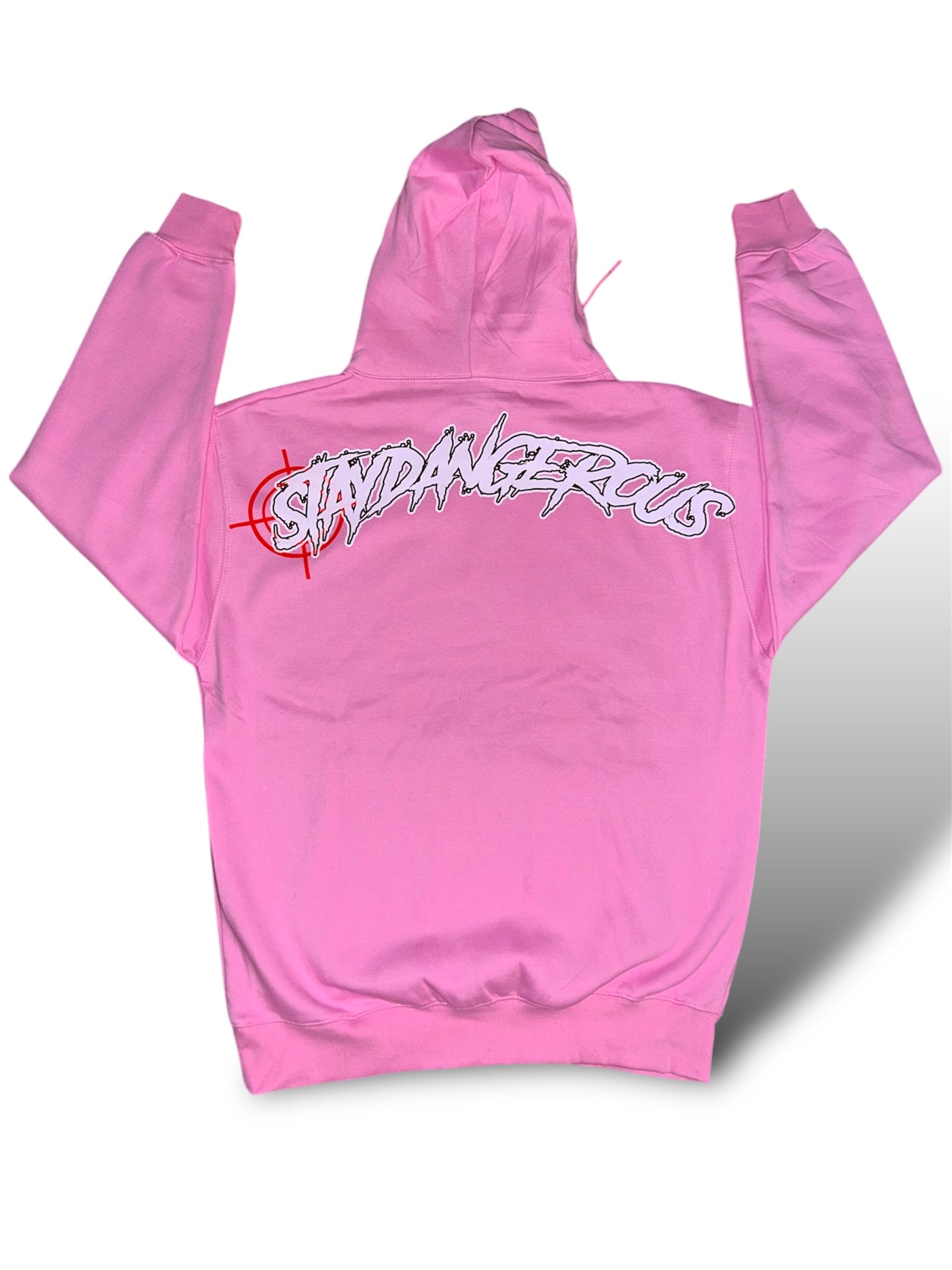 Pink Dangerous Target Hoodie